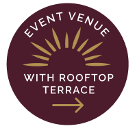 Event venue with rooftop terrace